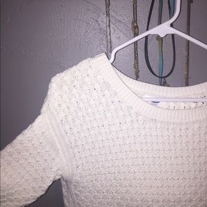 White Knitted Sweater